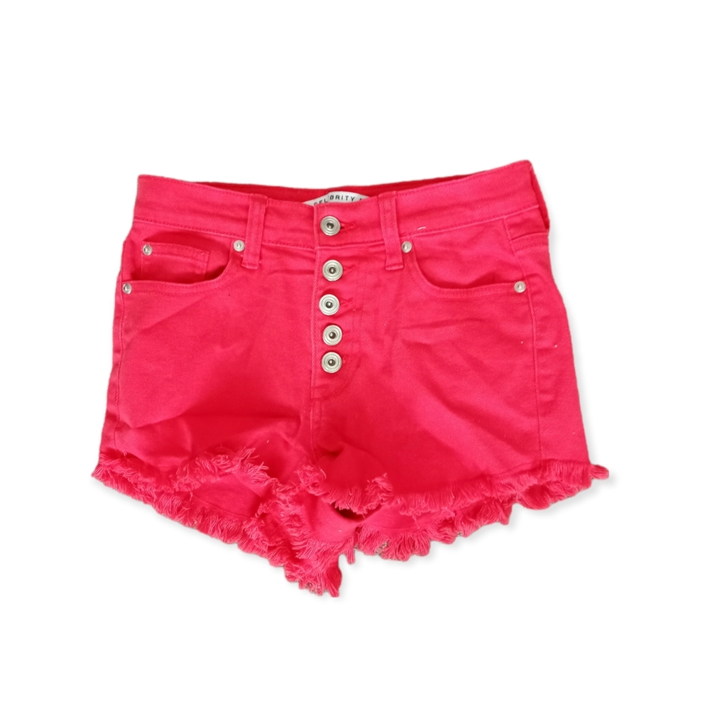 CELEBRITY PINK red high rise red denim size 1